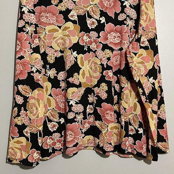 Annex Casual Corner Blouse Top Women 2X Flower Roses Romantic Spring Summer Boho - Picture 12 of 12